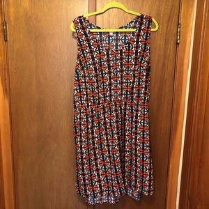 Multicolored dress. Perfect for work!